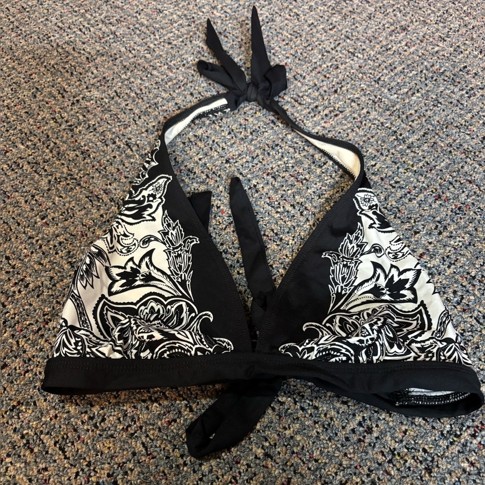 LAUREN RALPH LAUREN SZ 12 BATHING SUIT SWIM TOP GUC